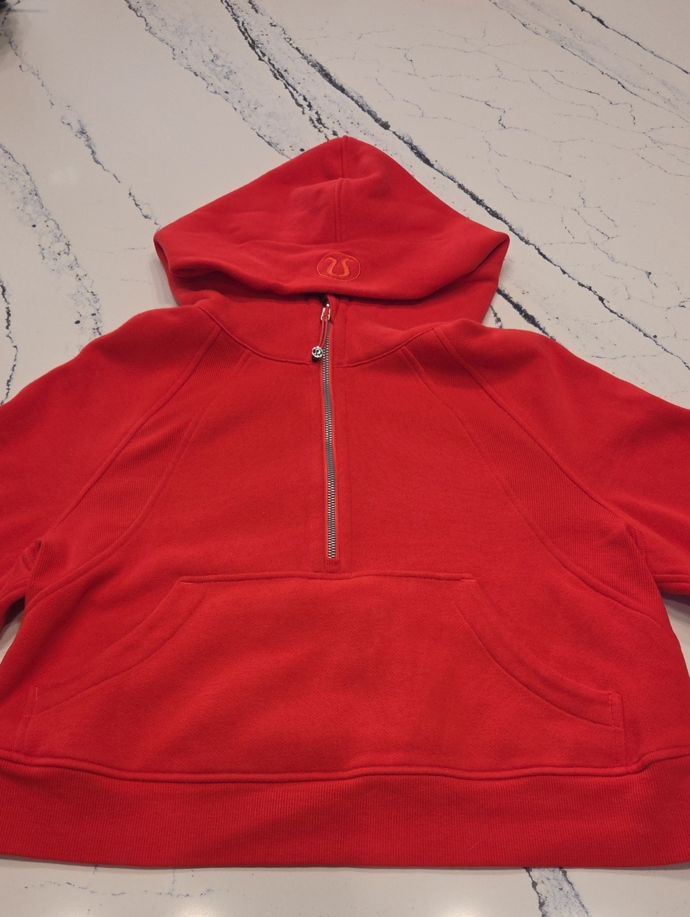 lululemon athletica Red Half-Zip Hoodie